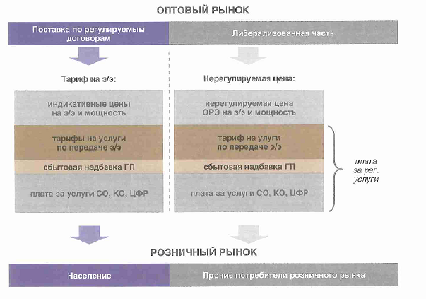 Лабораторная работа: Розничный рынок электроэнергии в Российской Федерации на 2009г